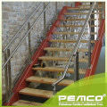 Railing Fitting measuring stand mounted wooden exterior stair railing